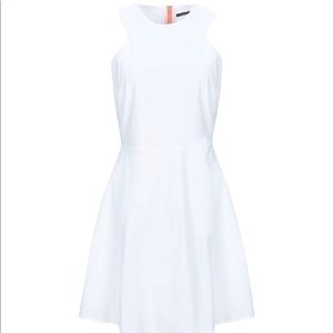 Armani exchange contrast zip fit and flare